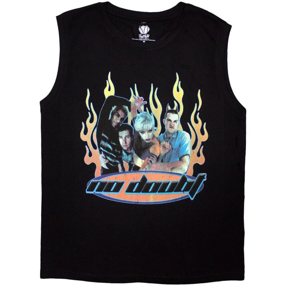 No Doubt Unisex Adult Retro Tank Top / Black